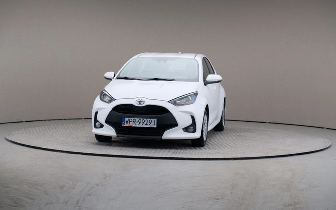 Toyota Yaris cena 61899 przebieg: 84655, rok produkcji 2021 z Trzcianka małe 154